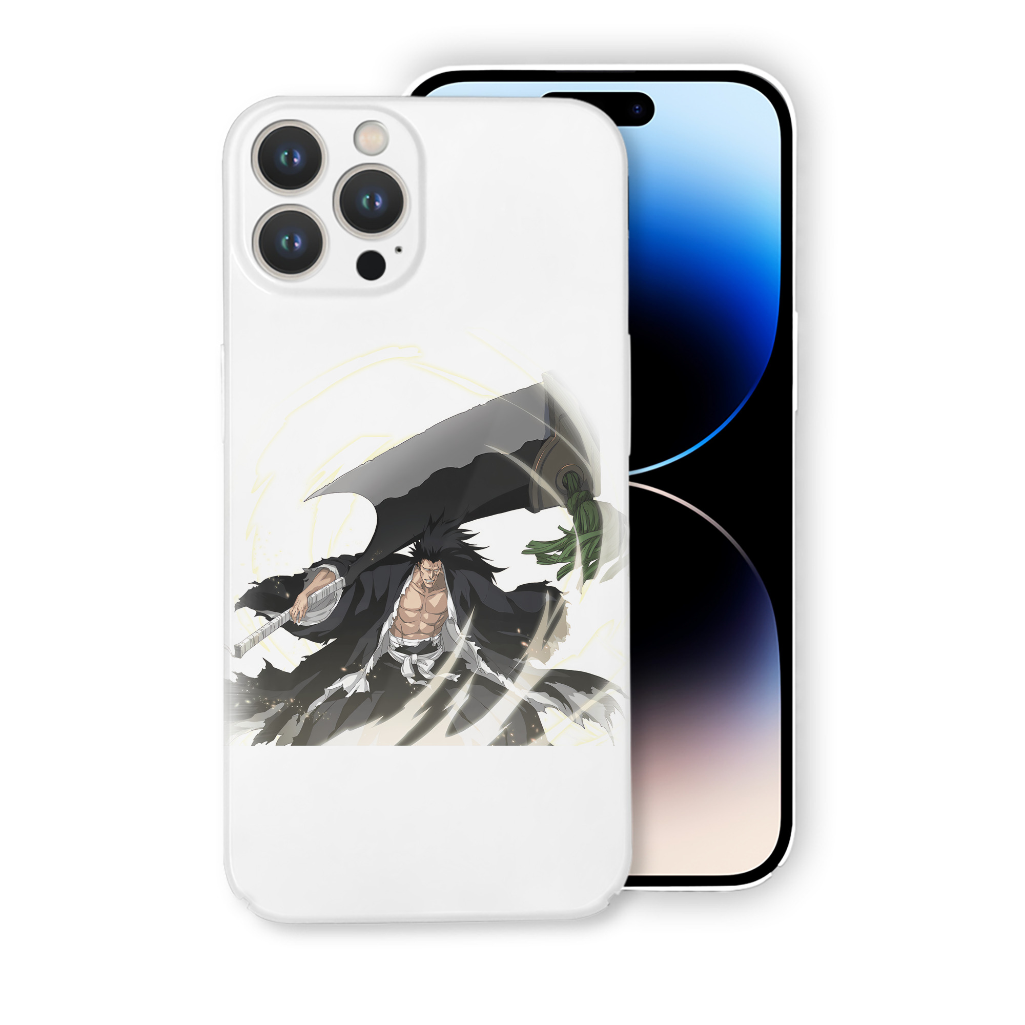 （画像用） ブリーチ ざらき けんぱち BLEACH Zaraki Kenpachi 【iPhone 14シリーズ対応】ハードケース